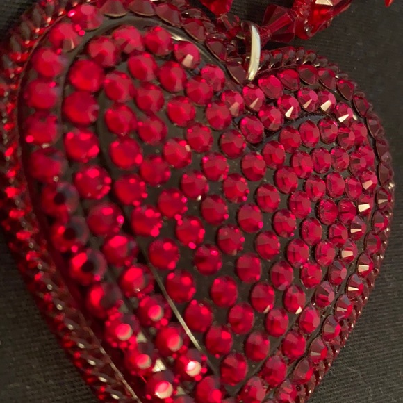 Tarina Tarantino Red Heart Necklace - Picture 2 of 7